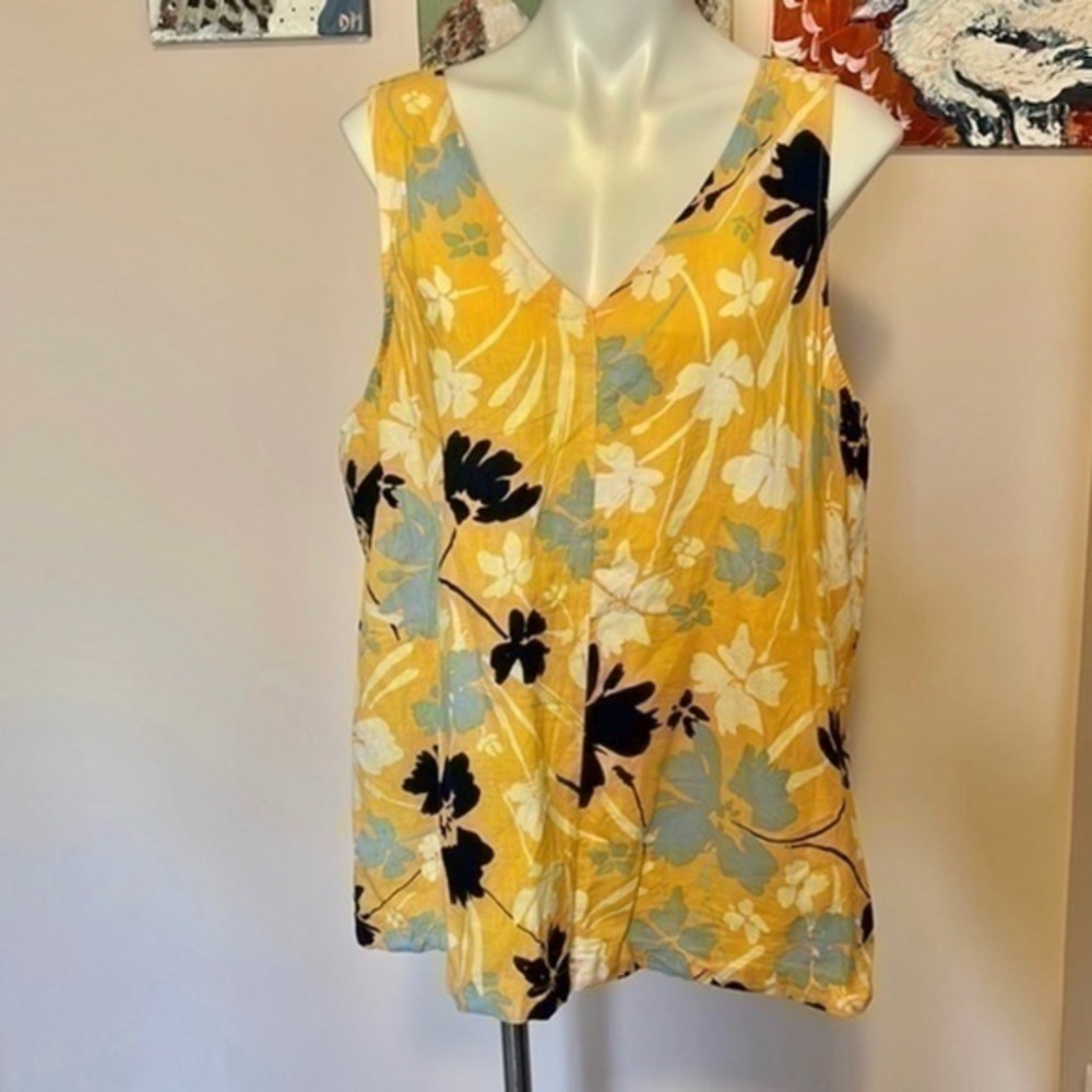 Linen blend tank